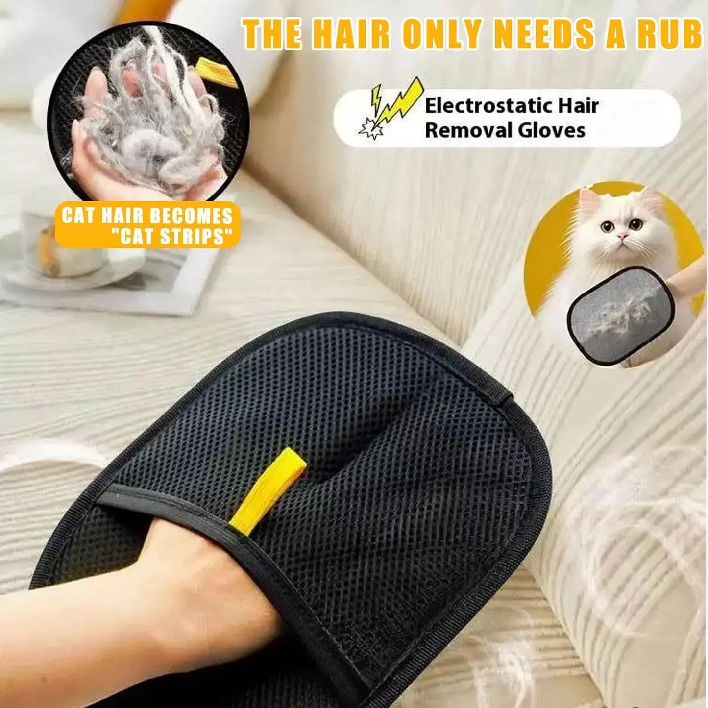 Resuable Cat Gromming Gloves