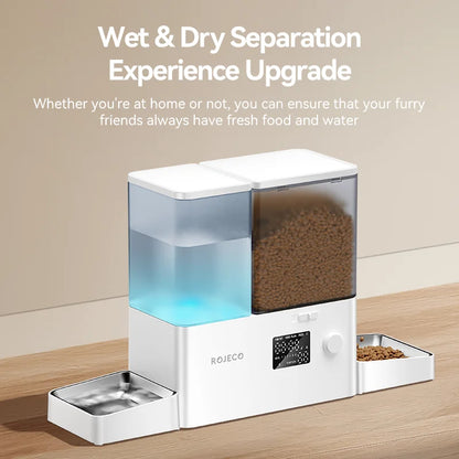 2-1 Automatic Food And Water Dispenser